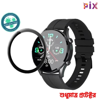 Picture of Pix Kieslect K11/KR/KR Pro Smart Watch Full Coverage Screen Protector-Premium Quality PMMA Full Screen Protector For Kieslect K11/KR/KR Pro Watch (Kieslect KR)