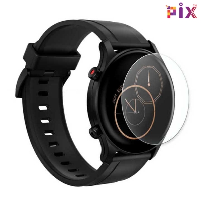 Picture of Pix Xiaomi Haylou Solar Smart Watch Tempered Glass Antibacterial and Bubble Free Screen Protector-Haylow Smart Watch All model Screen Protector (LS04)