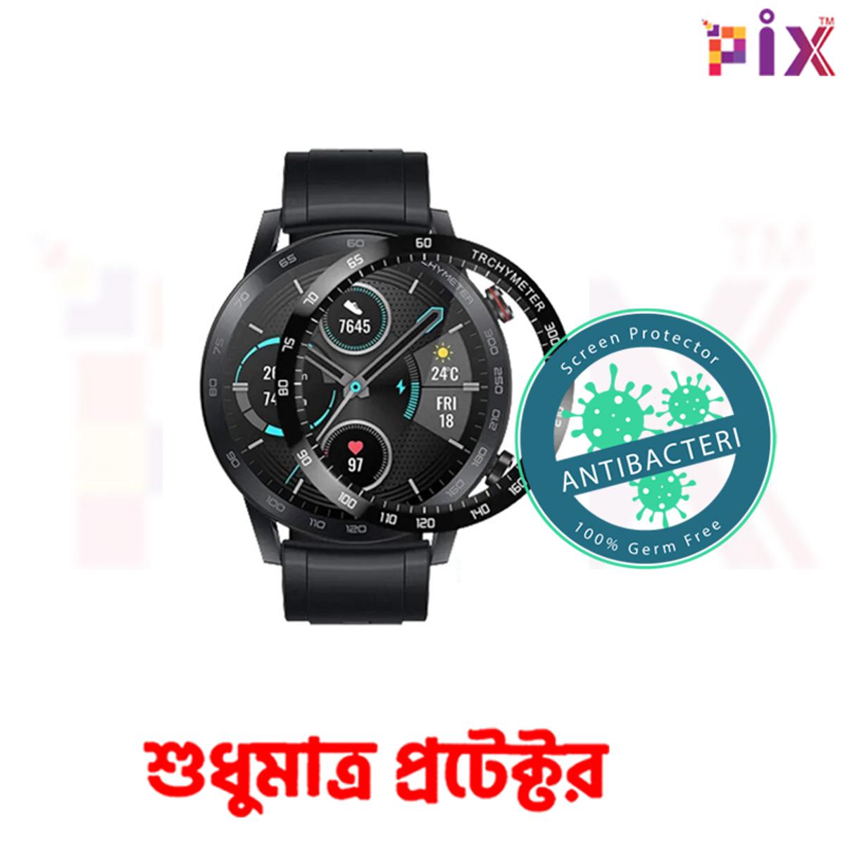 Picture of Pix Screen Protector for Honor Magic2/Honor ES/Honor Band 6/Honor GS3 Smart Watch - PMMA Plastic Full Coverage Screen Protector (Honor Magic 2 (42mm))
