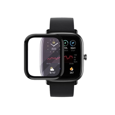 Picture of Screen Protector for Huami Amazfit Bip Pro Smart Watch - All Model Antibacterial and Bubble Free Screen Protector-Transparent Soft Screen Protector (Huami GTS 2 mini)