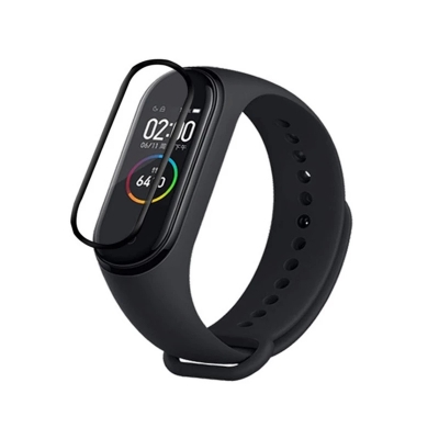 Picture of Screen Protector for Huami Amazfit Bip Pro Smart Watch - All Model Antibacterial and Bubble Free Screen Protector-Transparent Soft Screen Protector (Huami Bracelet 5)