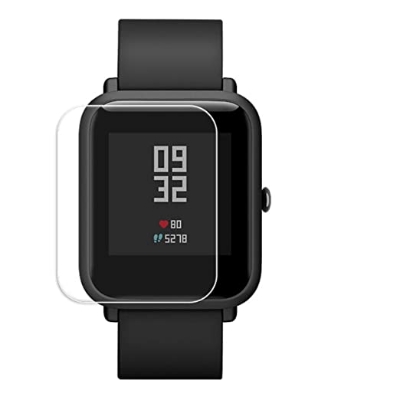 Picture of Screen Protector for Huami Amazfit Bip Pro Smart Watch - All Model Antibacterial and Bubble Free Screen Protector-Transparent Soft Screen Protector (Huami BIP Mimonic)