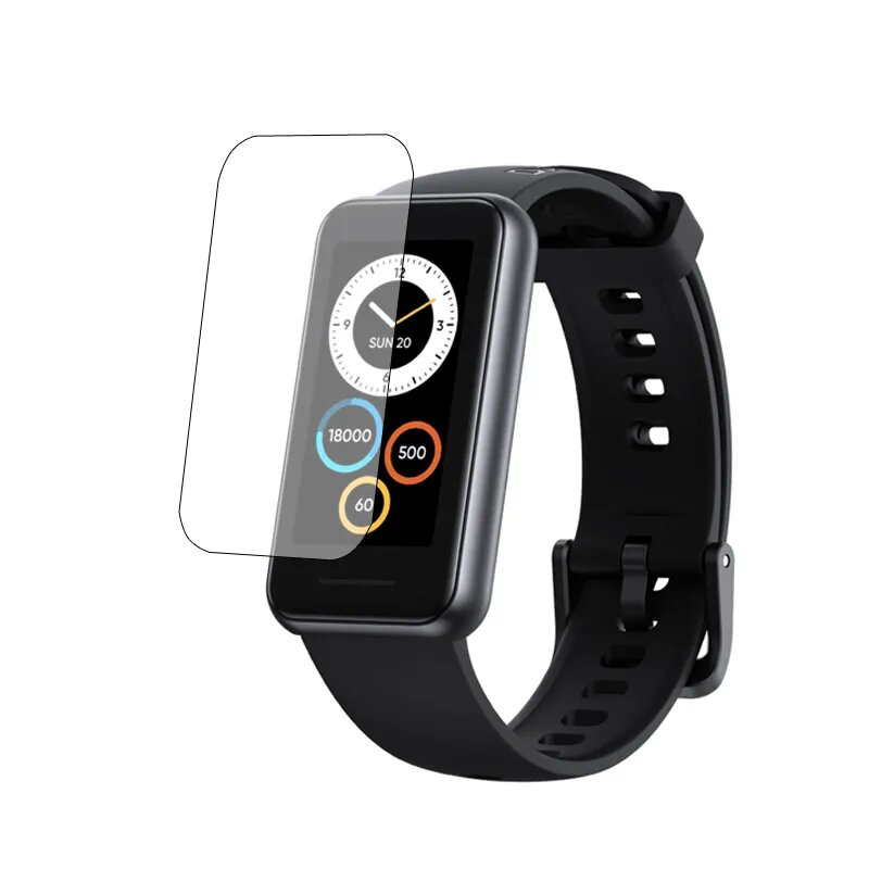 Picture of Pix  Screen Protector For Realme Watch All Model Premium Quality Full Coverage Screen Protector (Realme True T1)