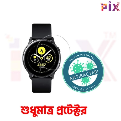 Picture of Pix Samsung Galaxy Watch Screen Protector for Samsung Watch Active 2, Galaxy Watch 4,Galaxy Watch 3,Galaxy Gear Fit 2 40mm 41mm 44mm 45mm 46mm Antibacterial Screen Protector (Samsung Watch Active2(40mm）)