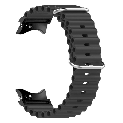 Picture of Pix 20mm Samsung Galaxy Watch Strap 4/5/6 Marine Silicone Strap Replacement Band For Samsung Galaxy Watch Belt (Deep green,Freesize)
