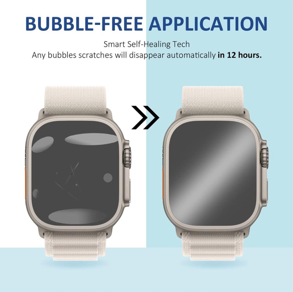 Picture of T800 Ultra Soft Clear Screen Protector - KD99, H10 Ultra, Z66, TS8 Ultra 8 Series 45/46/47mm Watch Soft Watch Screen Protector 45mm (1 pcs)