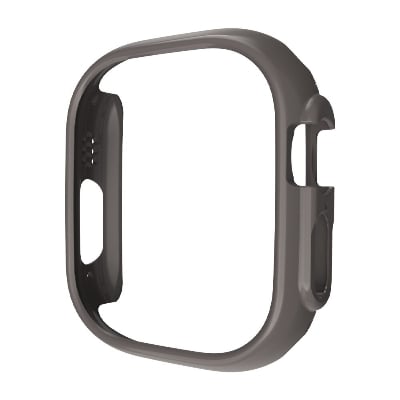 Picture of Apple Watch Ultra Bumper 49mm Bumper Case - No Screen Protector - Body Coverage PC Bumper Case for Apple Watch Ultra 49mm (Silver)