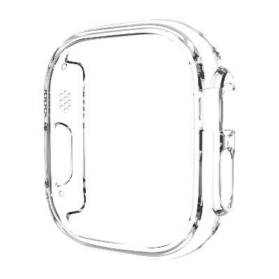 Picture of Apple Watch Ultra Bumper 49mm Bumper Case - No Screen Protector - Body Coverage PC Bumper Case for Apple Watch Ultra 49mm (Clear Hard)