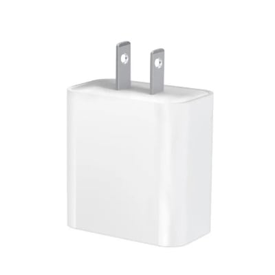 Picture of Pix Apple iPhone Fast Charger 20W PD Fast Charging Power Adapter 20W USB C 2 PIN And 3 Pin (Optional) UK Fast Charger- 20W USB-C Power Adapter support iPhone6/7/8/ X,XR,XS,XS Max,11,12,13,14,15 (White 3 Pin UK,Apple)