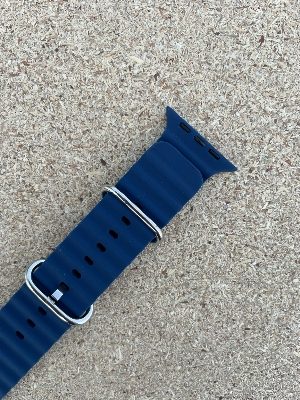 Picture of PIX Apple Watch Silicon Ocean Band-Strap49-45-44-42MM New Designer Silicon Stainless Steel Luxury Apple Smart Watch (Red 49/45/44/42mm,Freesize)