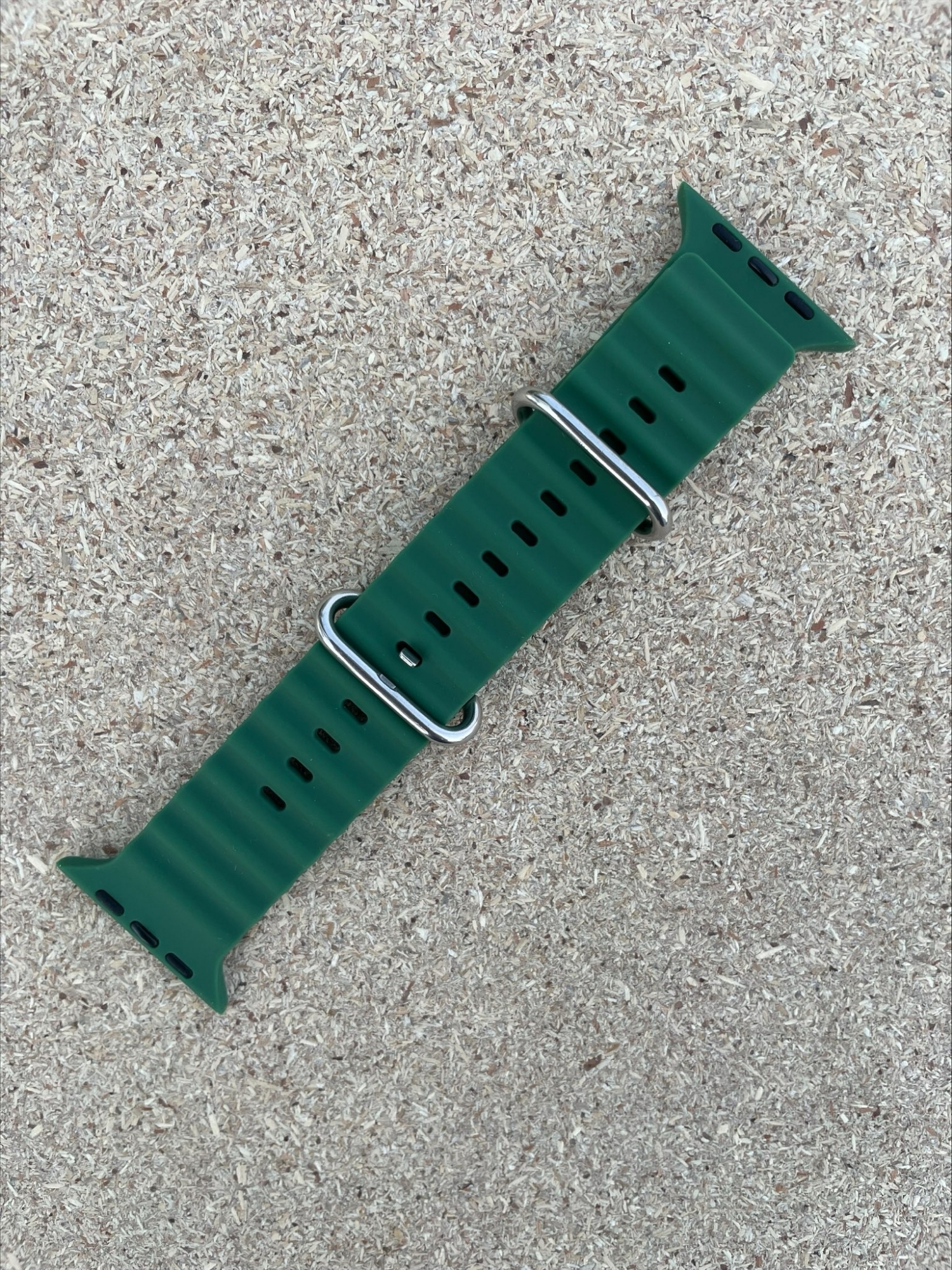 Picture of PIX Apple Watch Silicon Ocean Band-Strap49-45-44-42MM New Designer Silicon Stainless Steel Luxury Apple Smart Watch (Red 49/45/44/42mm,Freesize)