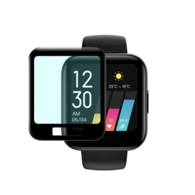 Picture of Pix Realme Watch PMMA Plastic Full Coverage Screen Protector-Premium Quality Coverage Screen Protector (Realme watch)