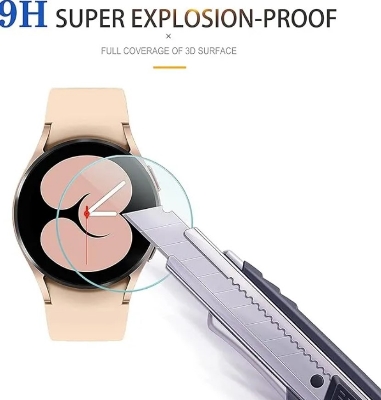 Picture of Pix Samsung Galaxy Watch 6 Tempered Glass Screen Protector For 40mm 43mm 44mm 47mm -High Quality Glass Screen Protector for Samsung Galaxy Watch 6 (Watch 6 - 40mm)