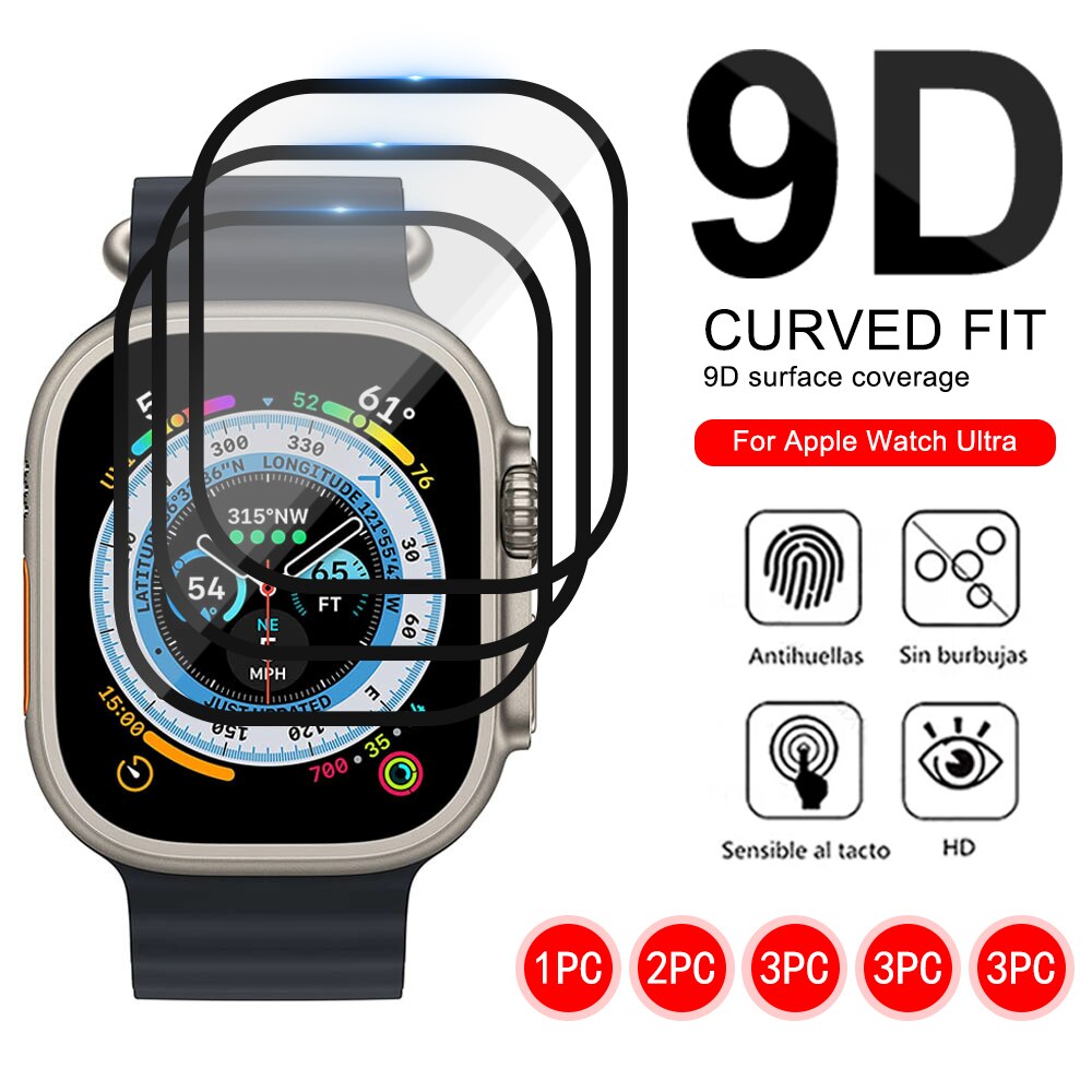 Picture of Pix 49mm Screen Protector For Apple Watch - 49mm PMMA or Glass Screen Protector for 49mm Size Smartwatch (2 pcs PMMA)