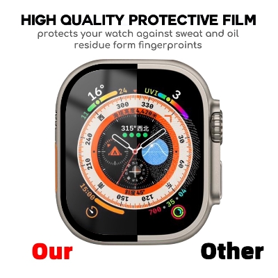 Picture of Pix 49mm Screen Protector For Apple Watch - 49mm PMMA or Glass Screen Protector for 49mm Size Smartwatch (2 Pcs Glass)