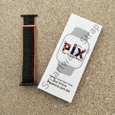 Picture of Pix Apple Watch Classic Replaceable Nylon Watch Band / Strap for 42/44/445/49mm-Apple Watch Series 8 7 6 Ultra Band (#2,Freesize)