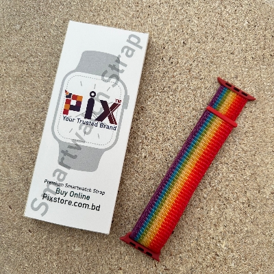 Picture of Pix Apple Watch Classic Replaceable Nylon Watch Band / Strap for 42/44/445/49mm-Apple Watch Series 8 7 6 Ultra Band (#2,Freesize)