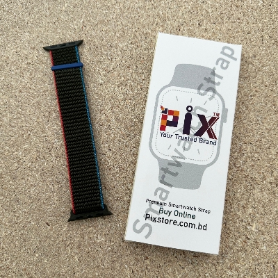 Picture of Pix Apple Watch Classic Replaceable Nylon Watch Band / Strap for 42/44/445/49mm-Apple Watch Series 8 7 6 Ultra Band (#11,Freesize)