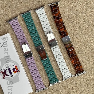 Picture of Apple Watch Strap Belt Series 8 7 5 5 4 4 42/44/45/49Mm Replacement Watch Band For Steel Falls 42/45/49Mm For Pix Apple Clock Acrylic (Dark blue,Freesize)