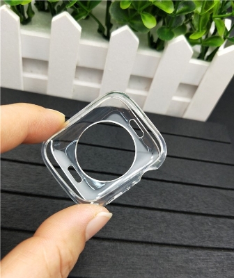 Picture of Pix Apple Watch Protective Back Side Case-44mm/45mm/49mm (Optional ) soft tpu Semi-Pack Apple Watch Protective Bumper Case-Tpu Half Pack Apple Watch Protective Case (49mm clear)