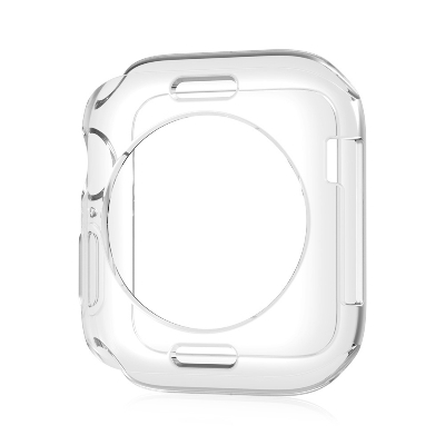 Picture of Pix Apple Watch Protective Back Side Case-44mm/45mm/49mm (Optional ) soft tpu Semi-Pack Apple Watch Protective Bumper Case-Tpu Half Pack Apple Watch Protective Case (42/44/45mm clear)
