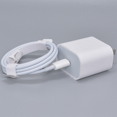 Picture of Pix 20W USB-C to Lightning PD Data Cable for iPhone - Lightning USB C Type Charger Cable for iPhone-High Quality PD Faster Charging Data 1M 20W USB-C Type Power Cable for iPhone (White)