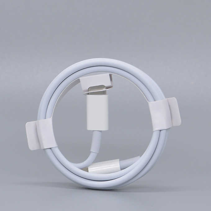 Picture of Pix 20W USB-C to Lightning PD Data Cable for iPhone - Lightning USB C Type Charger Cable for iPhone-High Quality PD Faster Charging Data 1M 20W USB-C Type Power Cable for iPhone (White)