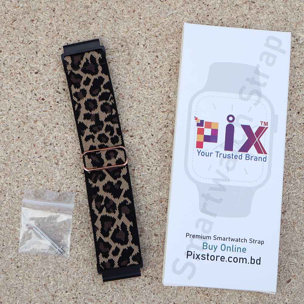 Picture of Pix  20mm Watch Elastic Nylon Strap  Buckle Elastic Strap For 20 mm Bracelet Universal Watch Strap 20mm Replacement Adjustable Strap for Samsung ,Amazfit, Xiaomi, Huawei GT 2/3 Pro Band Watch (Rainbow,Freesize)