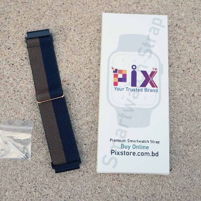 Picture of Pix  20mm Watch Elastic Nylon Strap  Buckle Elastic Strap For 20 mm Bracelet Universal Watch Strap 20mm Replacement Adjustable Strap for Samsung ,Amazfit, Xiaomi, Huawei GT 2/3 Pro Band Watch (Rainbow,Freesize)