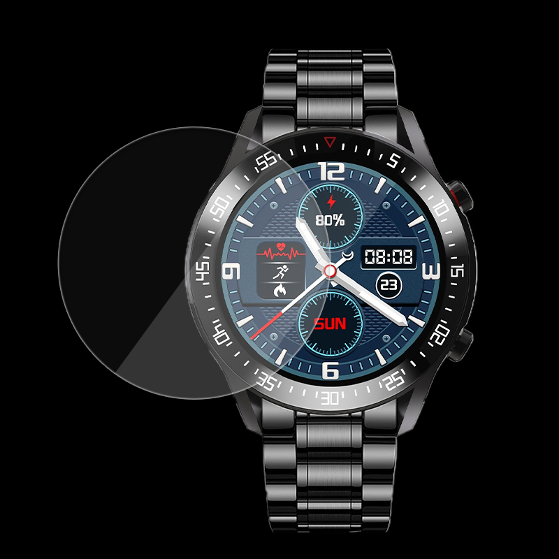 Picture of PIX Universal Watch Screen Protector for 32mm /33.5 mm/ 35mm/36mm/  36mm/36.5mm/38mm/39mm-Temperd Glass Round Clear Film Watch Screen Protector Diameter 32mm /33.5 mm/ 35mm/36mm/  36mm/36.5mm/38mm/39mm (33.5 mm)