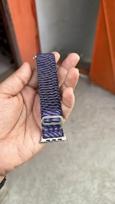 Picture of Metal Alpine Nylon Strap Band for KD99 ,HW8, DT8, S8 Max,T800, W68, TW8,HW8,Watch 8 Ultra, GS8 Ultra, N8, ZD8, Ultra Watch Series 8 Ultra Smart Watch Trail Metal Hook Loop Strap 42mm/44mm/45mm/49mm (Deep Purple,Freesize)