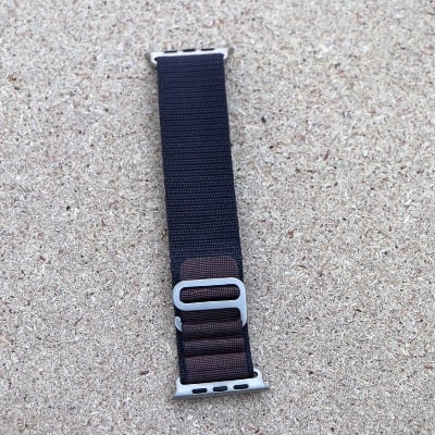 Picture of Metal Alpine Nylon Strap Band for KD99 ,HW8, DT8, S8 Max,T800, W68, TW8,HW8,Watch 8 Ultra, GS8 Ultra, N8, ZD8, Ultra Watch Series 8 Ultra Smart Watch Trail Metal Hook Loop Strap 42mm/44mm/45mm/49mm (Purple Wine Red,Freesize)
