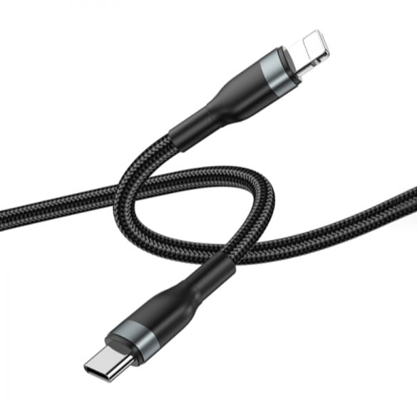 Picture of WIWU WI-C017 30W USB C to Lightning Fast Charging Cable-Usb Data Cable 30W USB C to Lightning Fast Charging Cable 120cm (WI-C017 30W)