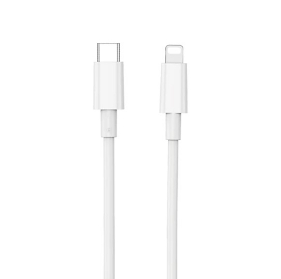 Picture of YouPin Data Cable Wi-C008 C-L 30W max White- Wiwu Wi-C008 Type-C To Lighting 30W YouPin Data Charging Cable 1.2m- White (YouPin 30W)