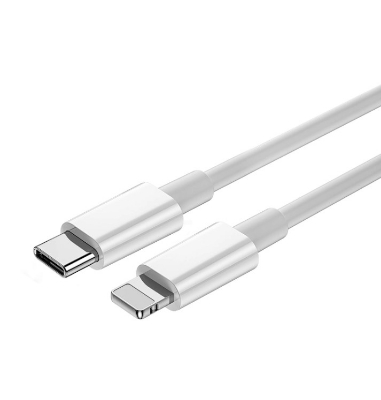 Picture of YouPin Data Cable Wi-C008 C-L 30W max White- Wiwu Wi-C008 Type-C To Lighting 30W YouPin Data Charging Cable 1.2m- White (YouPin 30W)