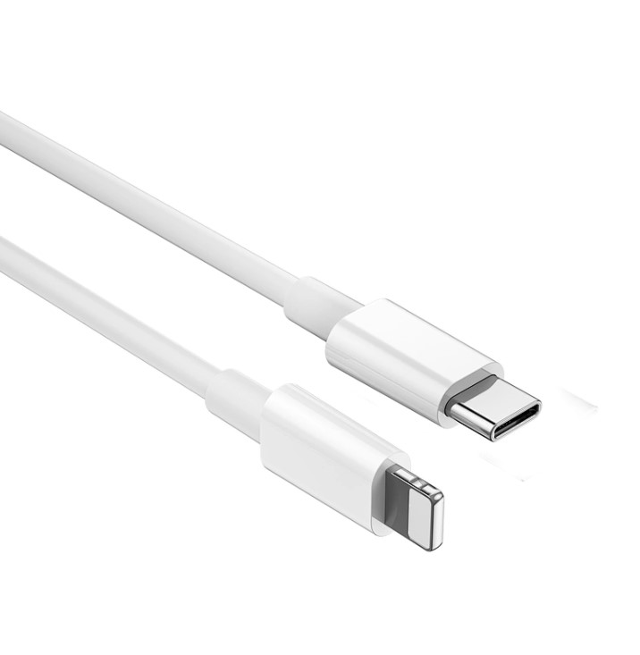 Picture of YouPin Data Cable Wi-C008 C-L 30W max White- Wiwu Wi-C008 Type-C To Lighting 30W YouPin Data Charging Cable 1.2m- White (YouPin 30W)