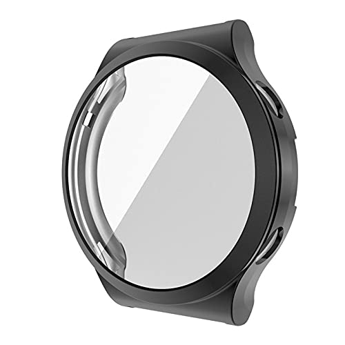 Picture of Huawei Watch Case-TPU Case for Huawei Watch GT 2, GT 2Pro, GT 2E, GT 3, GT 3 Pro, Watch 3, Watch 3 Pro All Size All-Around screen Protector cover bumper case-Full Coverage TPU Protective Case Cover (GT3 Pro 46mm Black TPU)