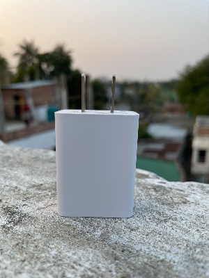 Picture of 2 Pin Adapter - 2.4 AMP 15watt High Quality Lightweight Smart Charger Adapter For Smart Phone - White (White)