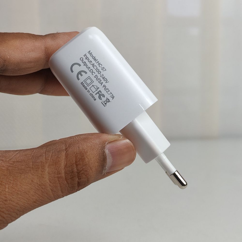 Picture of Biva 25w PD+QC3.0 Fast Charger For Mobile, Tablets, Power Banks and other PD-enabled gadgets, Mobile charger (White,Universal)
