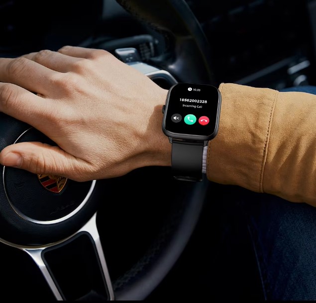 Picture of Pix Shadhin AMOLED Screen Smart Watch- Pix Shadhin IP68 Waterproof 2.06" AMOLED HD Screen Bluetooth Call Sleep Tracking Smartwatch- Premium Quality AMOLED Screen Smart Watch with free Screen Protector, Charging Cable ( Black Color) (Pix Shadin Black)
