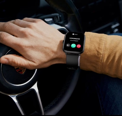 Picture of Pix Shadhin AMOLED Screen Smart Watch- Pix Shadhin IP68 Waterproof 2.06" AMOLED HD Screen Bluetooth Call Sleep Tracking Smartwatch- Premium Quality AMOLED Screen Smart Watch with free Screen Protector, Charging Cable ( Black Color) (Pix Shadin Black)