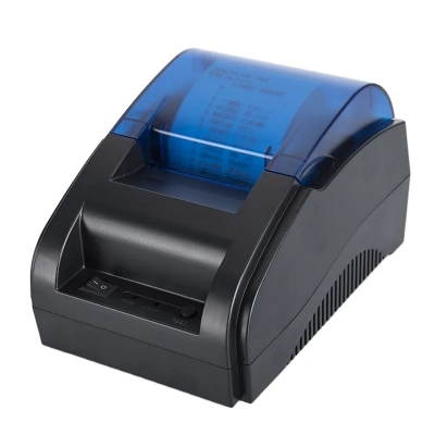 Picture of Pix 58D Desktop Pos Printer - Bluetooth and USB Thermal Pos Printer 58mm support cash drawer (Black)