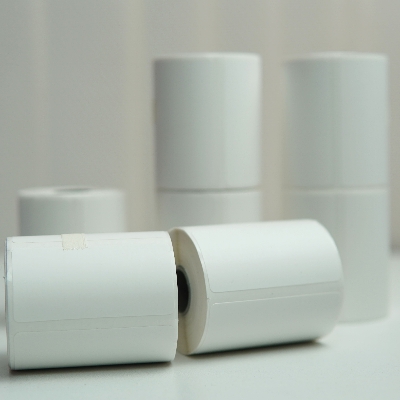 Picture of Pix 50mm*25mm Barcode Label Sticker Paper Roll- Thermal Barcode Sticker Roll For Mini Lable Printer (3 roll)