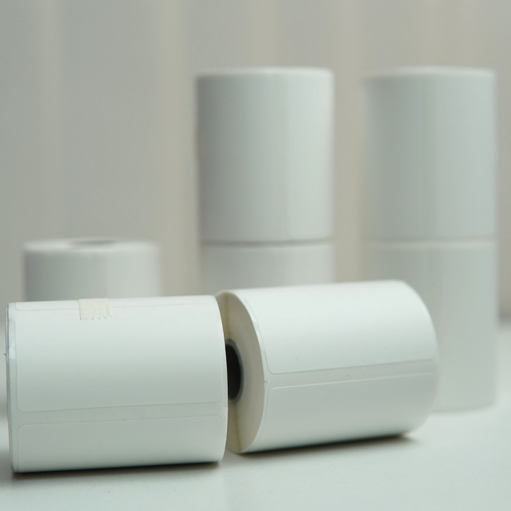 Picture of Pix 50mm*25mm Barcode Label Sticker Paper Roll- Thermal Barcode Sticker Roll For Mini Lable Printer (7 roll)