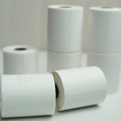 Picture of Pix 50mm*25mm Barcode Label Sticker Paper Roll- Thermal Barcode Sticker Roll For Mini Lable Printer (10 roll)