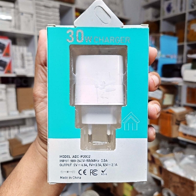Picture of Pix 30 Watt PD 2X Dual Type C Super Fast Charger (White)