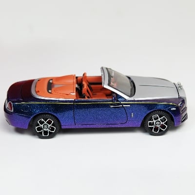 Picture of Rolls Royce Wraith 1/24 Metal Die Cast Car Sound Light Metal Car (Purple)