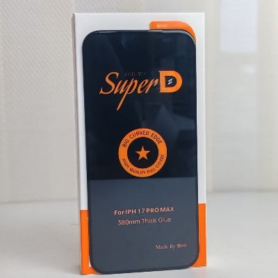 Picture of iPhone 17 Screen Protector Biva 9H SuperD ESD Tempered Glass for iPhone 17 Series (iPhone 17 Pro Max)