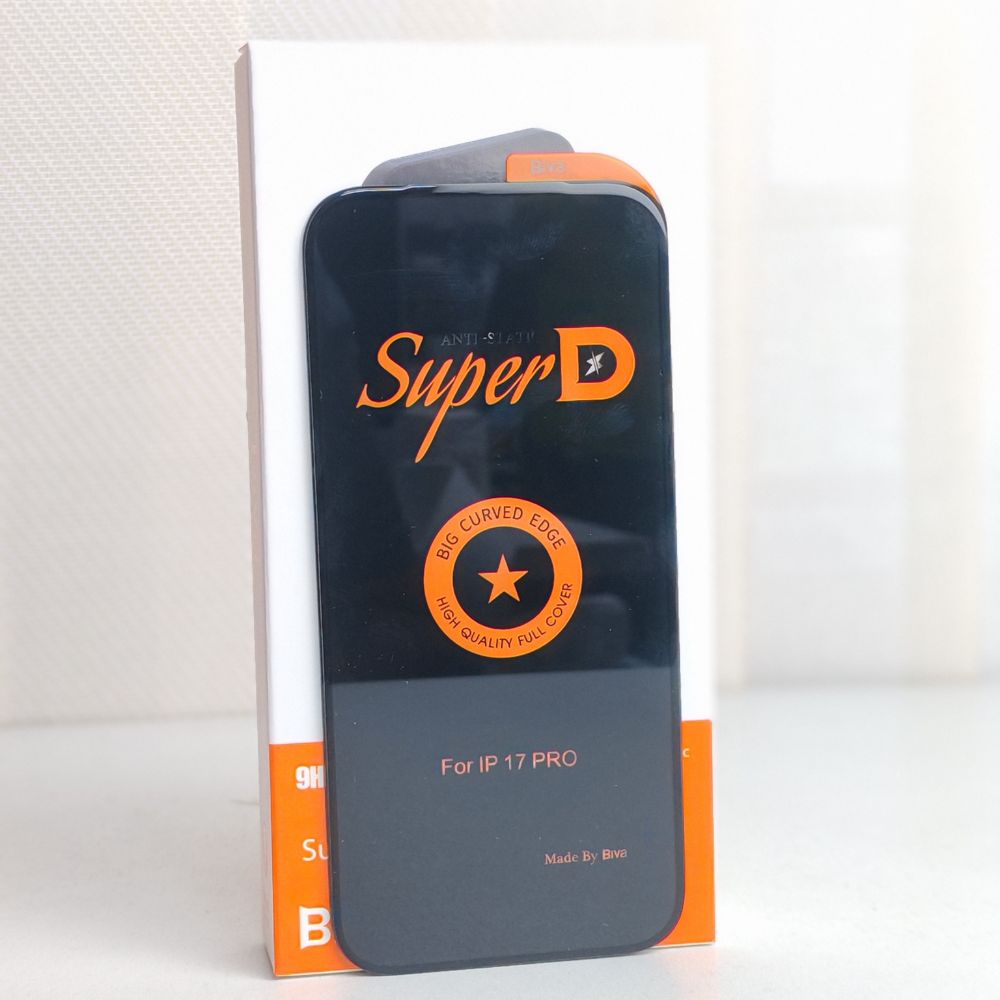 Picture of iPhone 17 Screen Protector Biva 9H SuperD ESD Tempered Glass for iPhone 17 Series (iPhone 17 Pro Max)