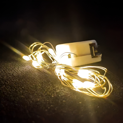 3 Meter 30 LED Fairy String Lights | Copper Wire & Battery-Operated Garland for Ambient Home Decoration (1 Piece)